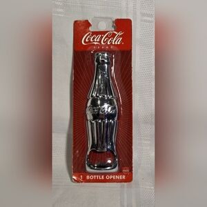 Coca Cola Red and Silver Bottle Opener